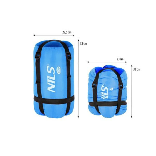 HMS Nils Camp Spací vak pre deti 180x60cm modrý HMS Nils Camp Spací vak pre deti 180x60cm modrý