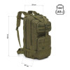 HMS Nils Camp Ranger 45L Cestovný batoh zelený HMS Nils Camp Ranger 45L Cestovný batoh zelený