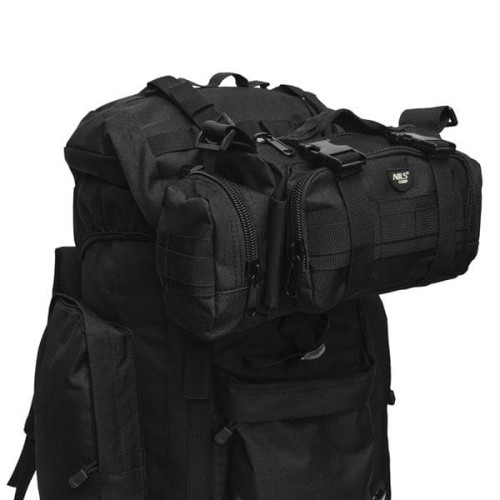 HMS Nils Camp Pánska crossbody ľadvinka XL čierna HMS Nils Camp Pánska crossbody ľadvinka XL čierna