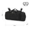 HMS Nils Camp Pánska crossbody ľadvinka XL čierna HMS Nils Camp Pánska crossbody ľadvinka XL čierna