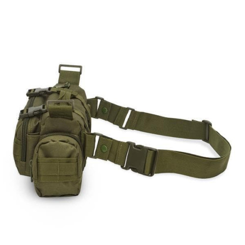 HMS Nils Camp Pánska crossbody taška XL zelená HMS Nils Camp Pánska crossbody taška XL zelená