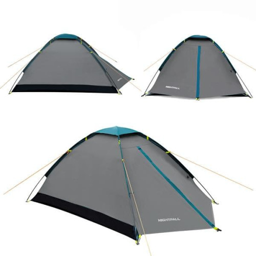 Nils Camp Turistický stan Nightfall pre 2 osoby, sivo-modrý 