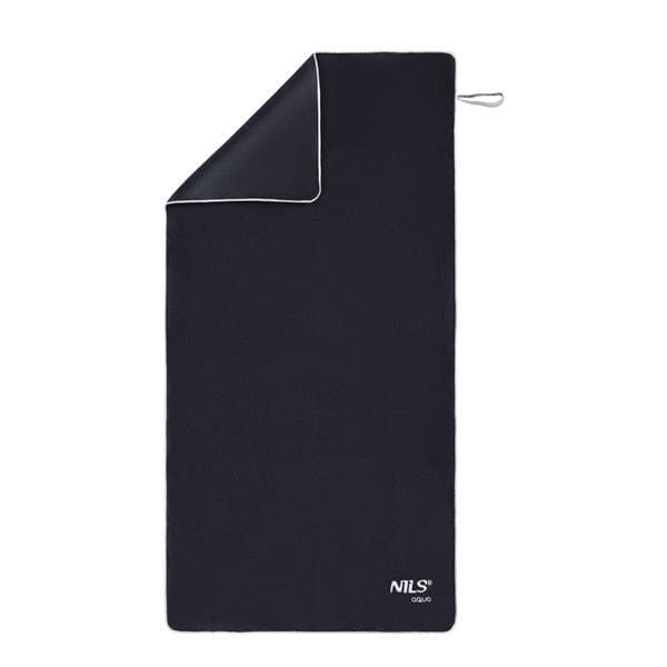 Nils Aqua Čierny froté uterák 160 x 80 cm Nils Aqua Čierny froté uterák 160 x 80 cm