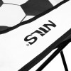 Skladacia stolička bielo-čierna - potlač futbalová lopta Skladacia stolička bielo-čierna - potlač futbalová lopta
