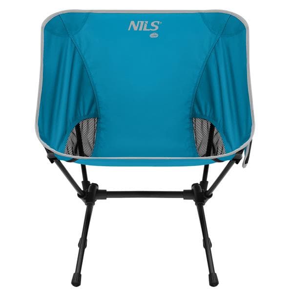 Modré ultraľahké kreslo Nils Camp 
