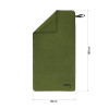 Nils Aqua Rýchloschnúci froté uterák khaki 120x80 cm Nils Aqua Rýchloschnúci froté uterák khaki 120x80 cm