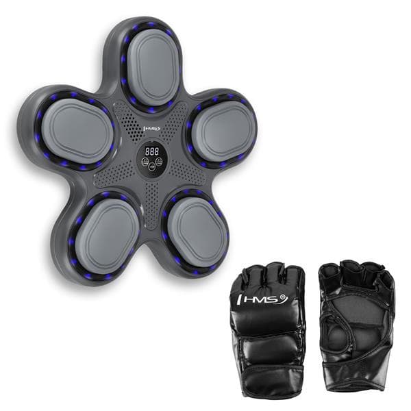 HMS Music Boxing Machine TB11 a boxerské rukavice 