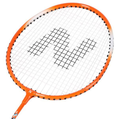 Nils Sada na badminton, oranžová - 2 rakety a 3 košíky 