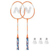 Nils Sada na badminton, oranžová - 2 rakety a 3 košíky 
