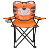 NILS Fun Detská skladacia kempingová stolička NC3305 tiger 