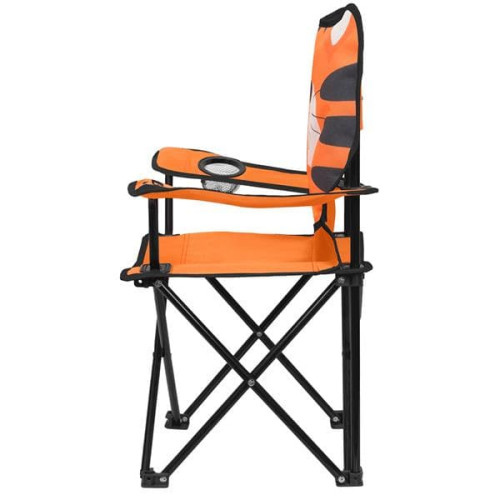 NILS Fun Detská skladacia kempingová stolička NC3305 tiger 