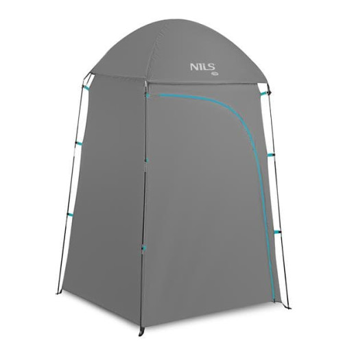 Nils Camp Prenosný prezliekací - sprchový stan NC3025, šedý 