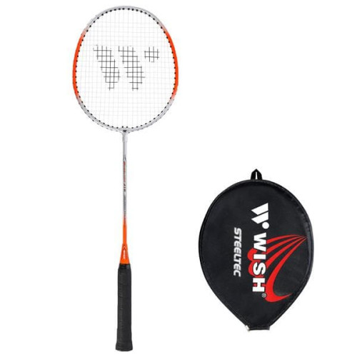 Badmintonová raketa Wish Steeltec 216, oranžová Badmintonová raketa Wish Steeltec 216, oranžová