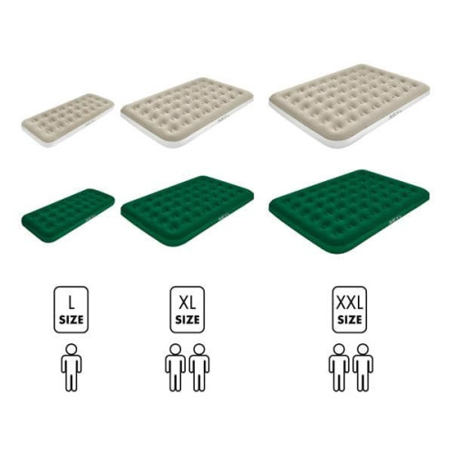 Nafukovacia posteľ pre dvoch 203x152x22 cm, zelená NC2803 Nafukovacia posteľ pre dvoch 203x152x22 cm, zelená NC2803