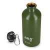 Zelená nerezová turistická fľaša na vodu Nils Camp, 550ml Zelená nerezová turistická fľaša na vodu Nils Camp, 550ml