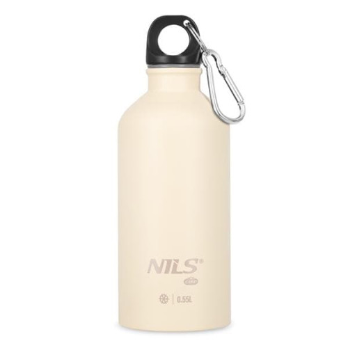 HMS Nerezová turistická fľaša NILS Camp NC3801 béžová 550 ml HMS Nerezová turistická fľaša NILS Camp NC3801 béžová 550 ml