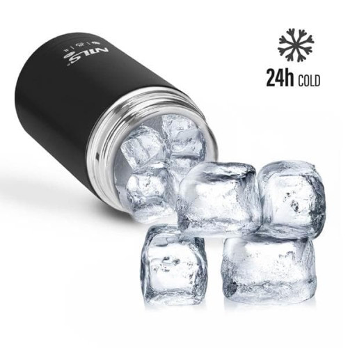 Čierna termoska na jedlo Nils Camp, 1000ml, hmotnosť 650g Čierna termoska na jedlo Nils Camp, 1000ml, hmotnosť 650g