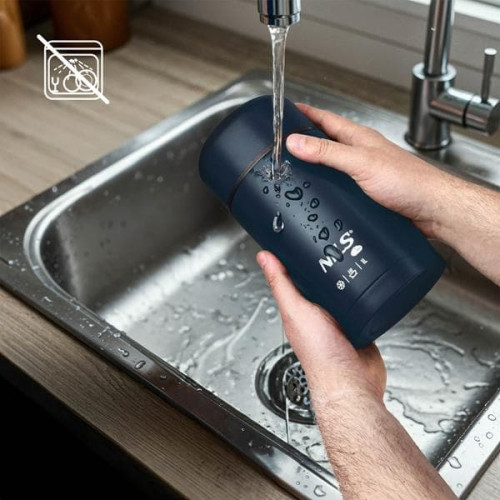 Modrá termoska na jedlo Nils Camp, 1000ml, hmotnosť 650g 