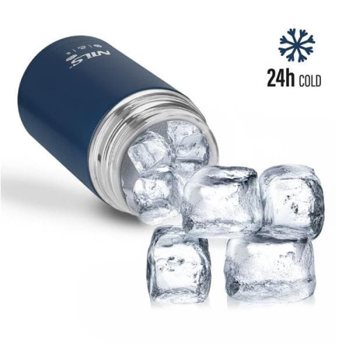 Modrá termoska na jedlo Nils Camp, 1000ml, hmotnosť 650g 