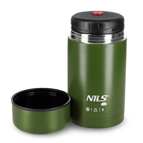 Termosky na jedlo Nils Camp, zelená, 1000ml, tesniace viečko 
