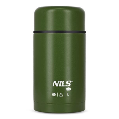 Termosky na jedlo Nils Camp, zelená, 1000ml, tesniace viečko 