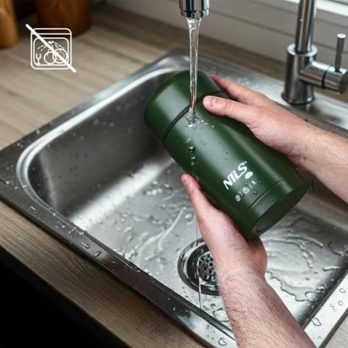 Termosky na jedlo Nils Camp, zelená, 1000ml, tesniace viečko 