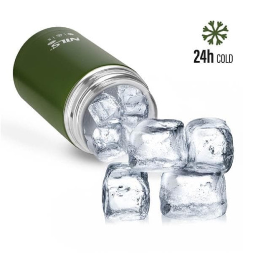 Termosky na jedlo Nils Camp, zelená, 1000ml, tesniace viečko 