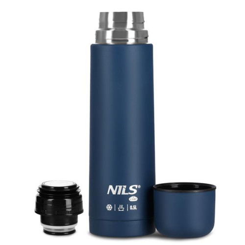 Termoska na čaj Nils Camp, modrá farba, objem 500ml, 300g Termoska na čaj Nils Camp, modrá farba, objem 500ml, 300g