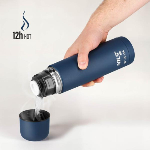 Termoska na čaj Nils Camp, modrá farba, objem 500ml, 300g Termoska na čaj Nils Camp, modrá farba, objem 500ml, 300g