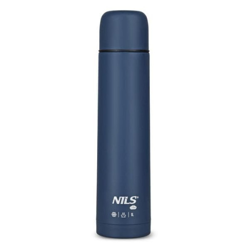 Modrá termoska na vodu, čaj a kávu Nils Campo, objem 1000ml 