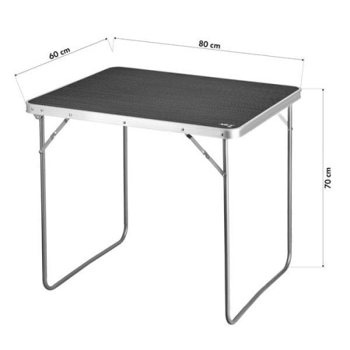 Sivý kempingový stolík Nils Camp, rozmery 80X60X70 cm, 30kg Sivý kempingový stolík Nils Camp, rozmery 80X60X70 cm, 30kg