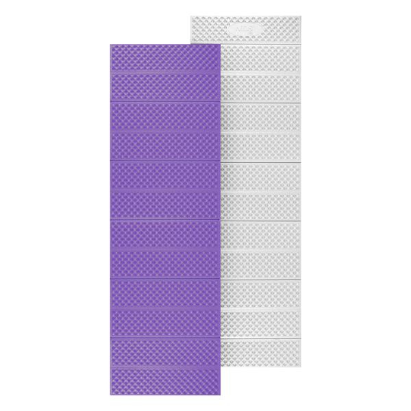 Karimatka penová skladacia s reflexnou vrstvou fialová 