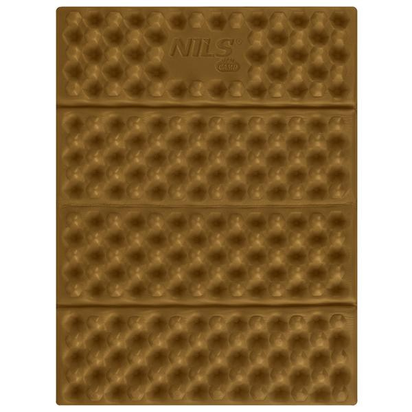 Hnedé skladacie sedátko na turistiku 