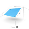 Modrá cestovná plachta / tarp Nils Camp Modrá cestovná plachta / tarp Nils Camp