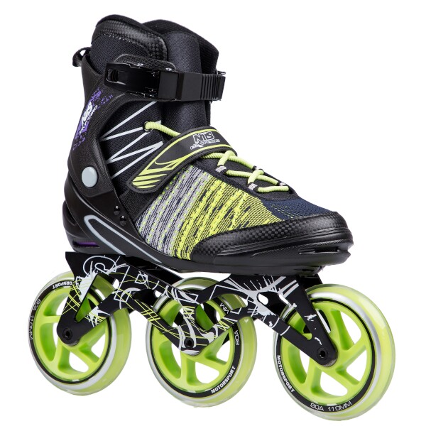 Inline kolieskové korčule NILS EXTREME NA 1206, čierno-zelené  Inline kolieskové korčule NILS EXTREME NA 1206, čierno-zelené