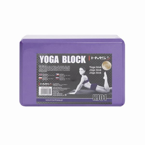 Pomôcky na jógu - yoga block HMS KJ01, fialový 