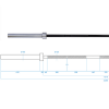 GCF700 Olympijská tyč na cvičenie HMS PREMIUM, 220cm x 50mm 