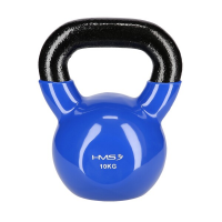 Kettlebell pokrytý vinylom HMS KN, 10 kg, modrý Kettlebell pokrytý vinylom HMS KN, 10 kg, modrý