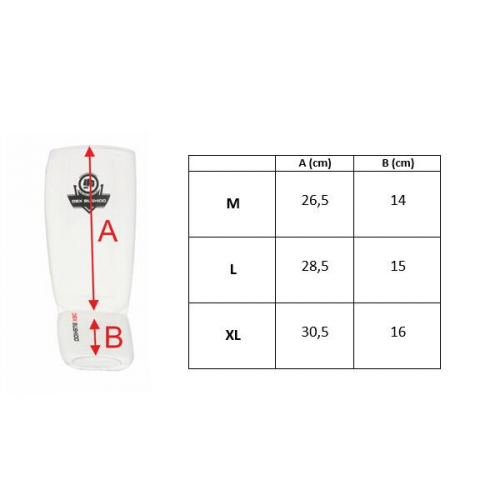 Chránič holenia DBX BUSHIDO ARP-2107 B veľ. M biele 