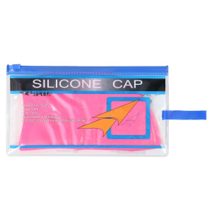 Silikónová čiapka SPURT G-Type SC16 woman so vzorom, ružová 