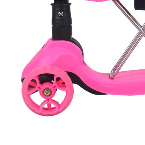 Detská kolobežka NILS Fun HLB12 2v1, ružová 