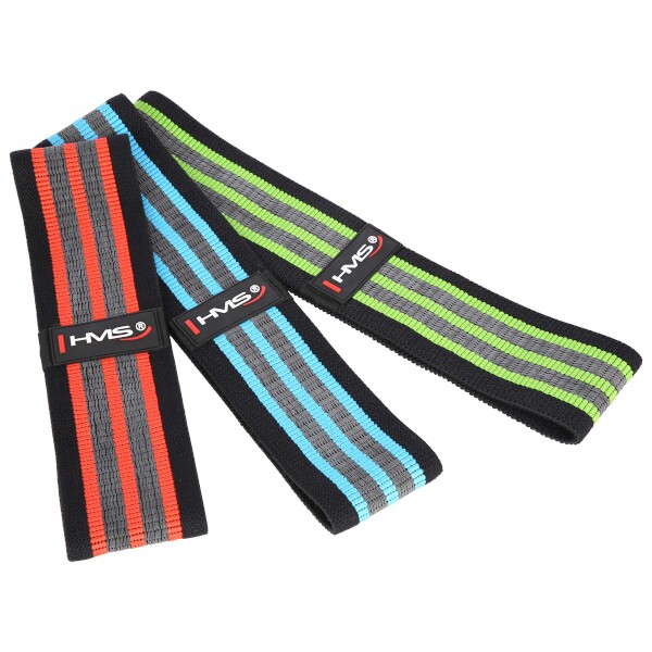 Odporové gumy Hip band - sada HMS HB12 3v1 Odporové gumy Hip band - sada HMS HB12 3v1