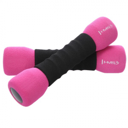 Mäkké fitness činky HMS CM06, 2x1 kg Mäkké fitness činky HMS CM06, 2x1 kg