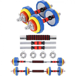 Činky jednoručky sada v kufri HMS SKC20, 2x10 kg Činky jednoručky sada v kufri HMS SKC20, 2x10 kg