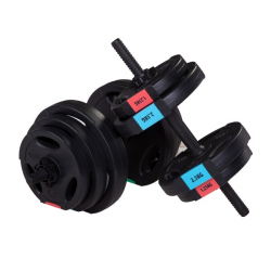 Činky jednoručky nakladacie HMS SG40, 42 kg Činky jednoručky nakladacie HMS SG40, 42 kg