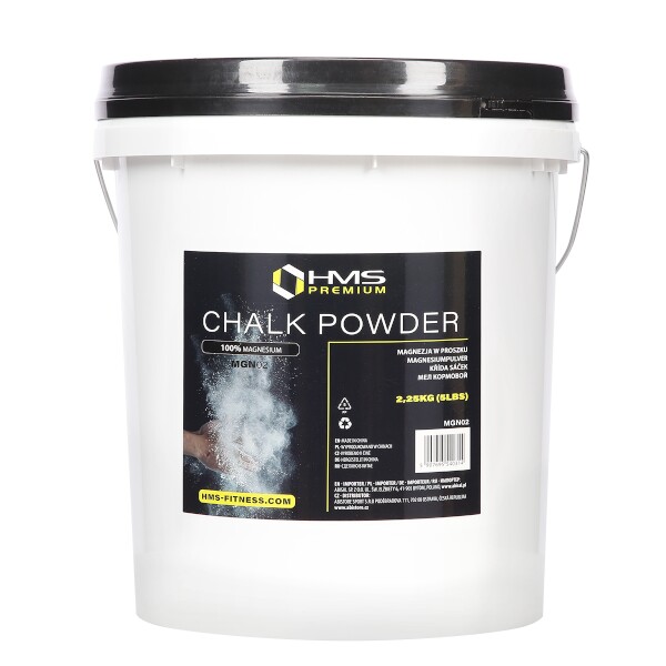 Magnézium v prášku (chalk) HMS Premium MGN02, 2250g Magnézium v prášku (chalk) HMS Premium MGN02, 2250g