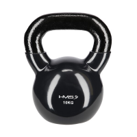 Kettlebell pokrytý vinylom HMS KN, 10 kg, čierny Kettlebell pokrytý vinylom HMS KN, 10 kg, čierny