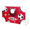 Oceľová futbalová bránka s panelom NILS BR240P 