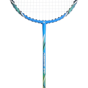 Bedmintonová raketa WISH Fusiontec 970, modro/zelená 