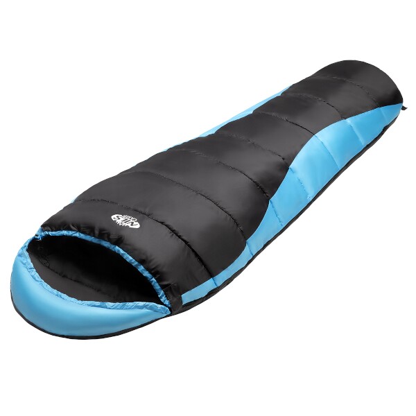 Spací vak NILS Camp NC2012, čierno-modrý Spací vak NILS Camp NC2012, čierno-modrý